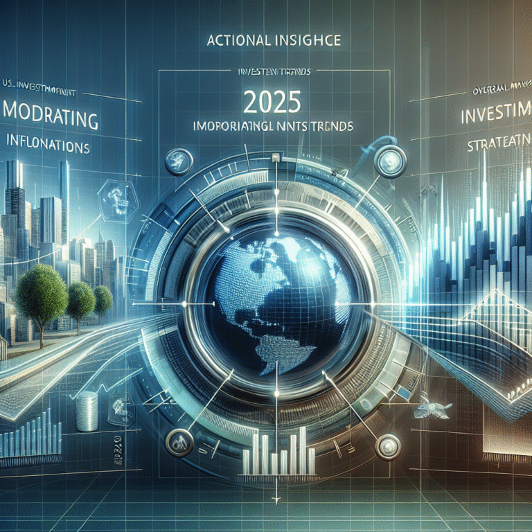 Illustration of stock market trends and investment strategies.