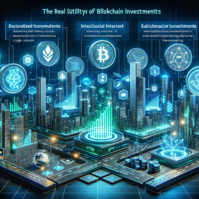 Illustration of blockchain technology transforming crypto investments.