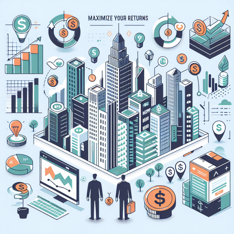 Investment strategies for 2025, featuring diversified portfolio elements like AI, cybersecurity, and energy trends.