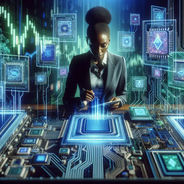 Stock market analysis for AI chip stocks with a focus on trends and investment opportunities.