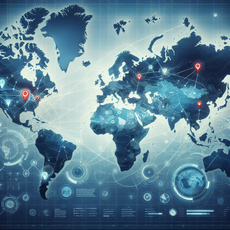 Illustration of global power shifts and alliances in 2025.
