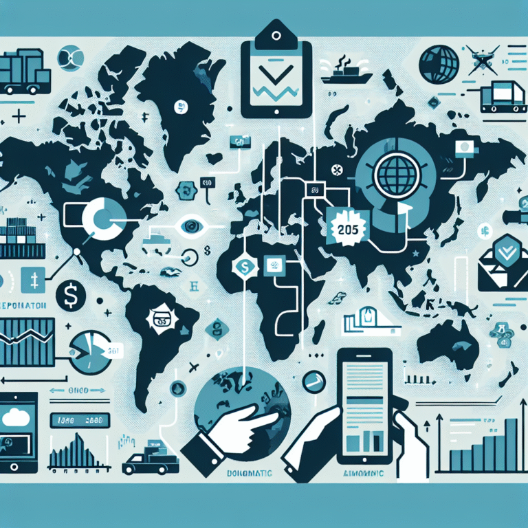 Global map highlighting emerging international relations trends.