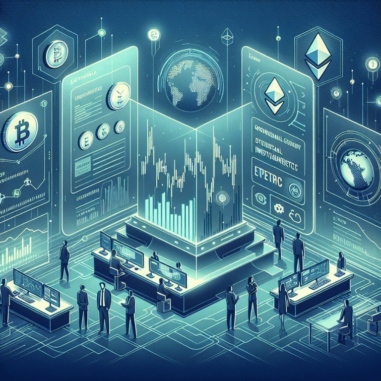 Illustration of crypto trends and investment strategies for 2025.