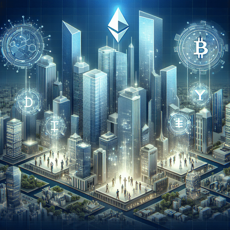 Freelancer receiving payment via decentralized finance illustration.