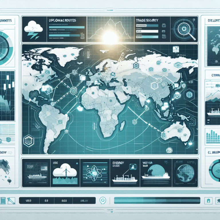 Logistics director monitoring shipping alerts on digital dashboard.