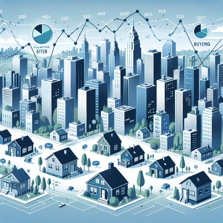 Illustration of changing U.S. real estate market trends.
