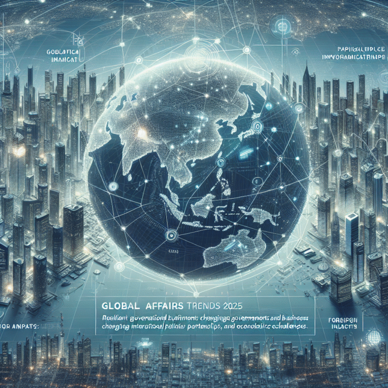 Global trends in diplomacy, economy, and technology for 2025.