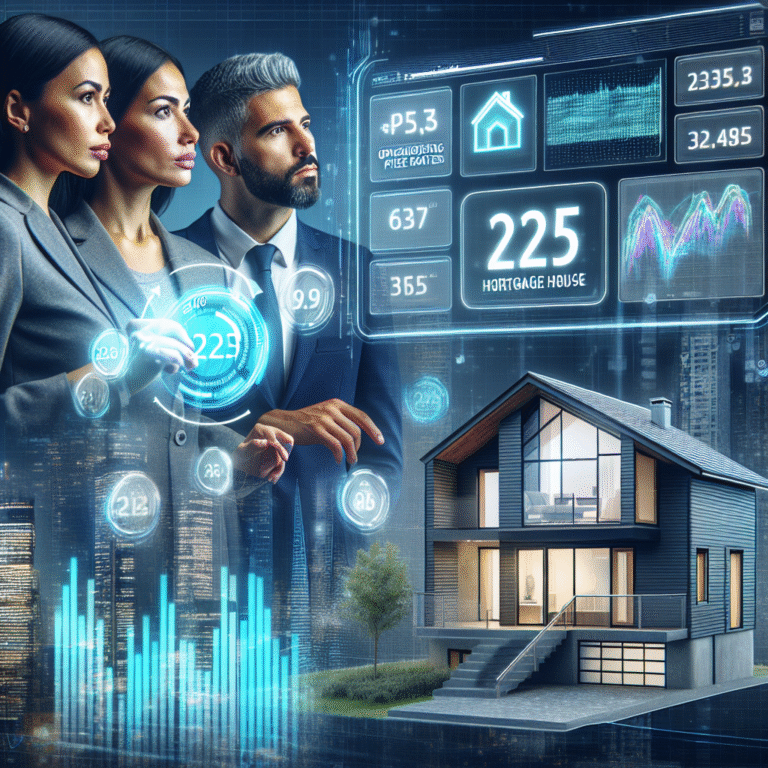 Couple pondering home purchase during open house tour.