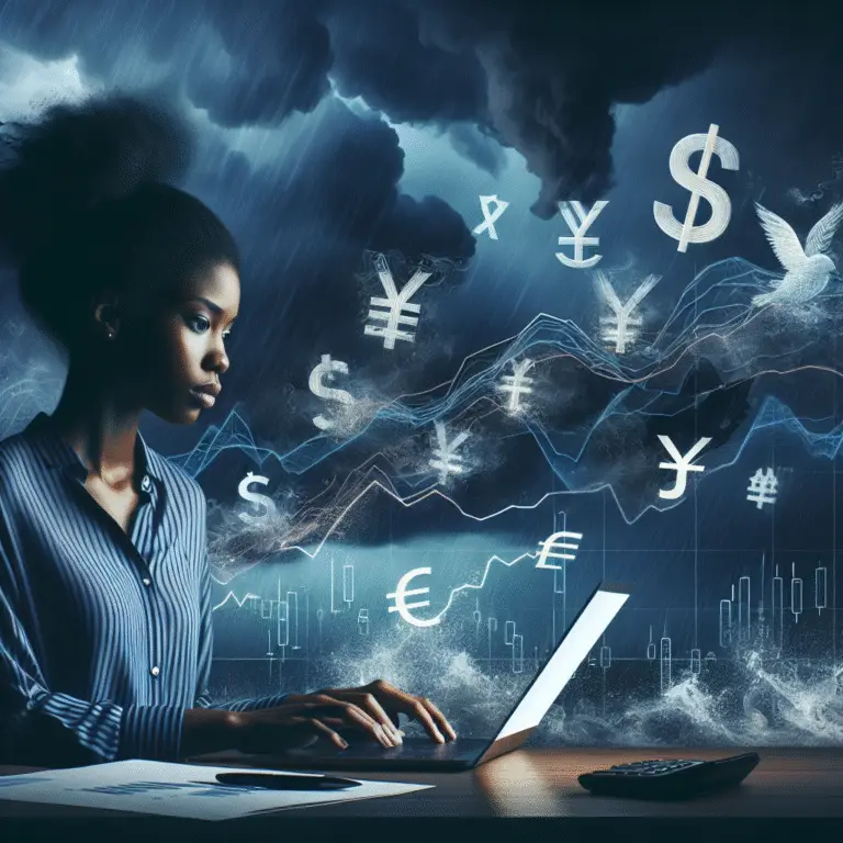Emerging markets investment risks illustrated through trend analysis and market volatility.