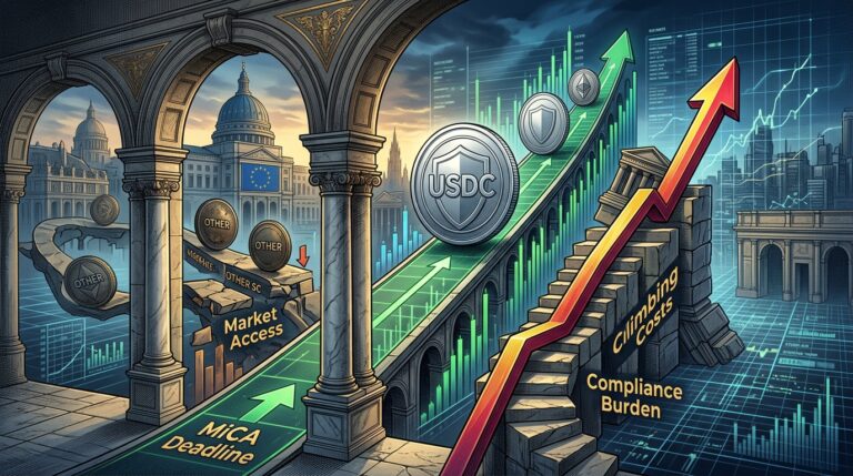 MiCA Deadline Reshapes Stablecoins: USDC Rises, Costs Climb