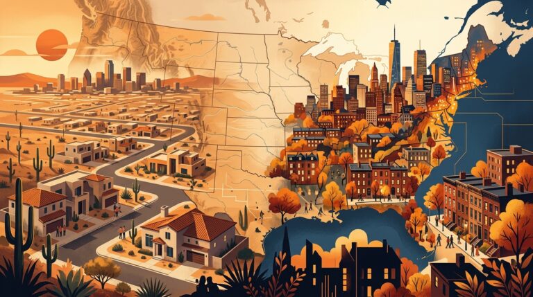 US Housing Market Split: Sun Belt Cools, Northeast Heats